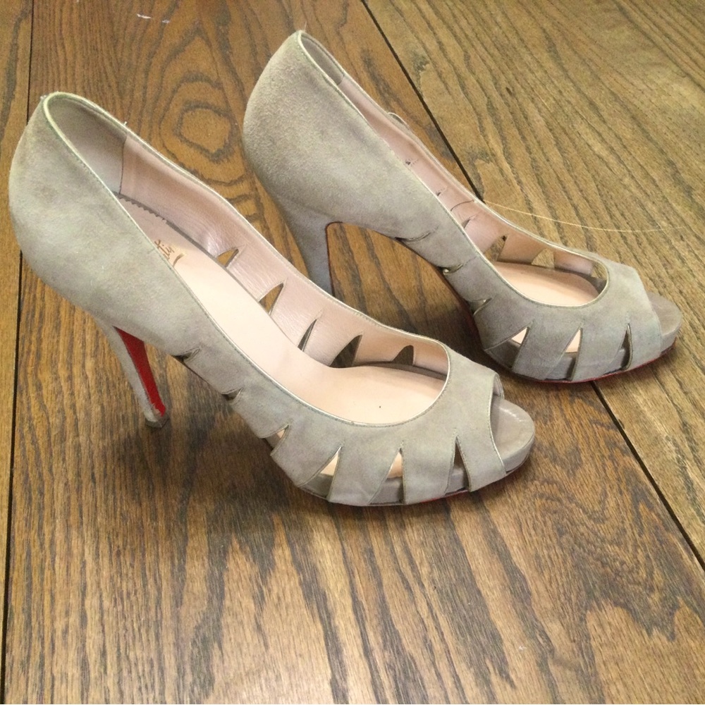 Christian Louboutin Suede heels